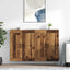 Væghængt skab Vægmonteret 2 pcs Gammelt træ 69,5 x 34 x 90 cm