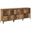 Sideboards 3 pcs Gammelt træ 60 x 35 x 70 cm Konstrueret træ