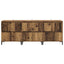 Sideboards 3 pcs Gammelt træ 60 x 35 x 70 cm Konstrueret træ