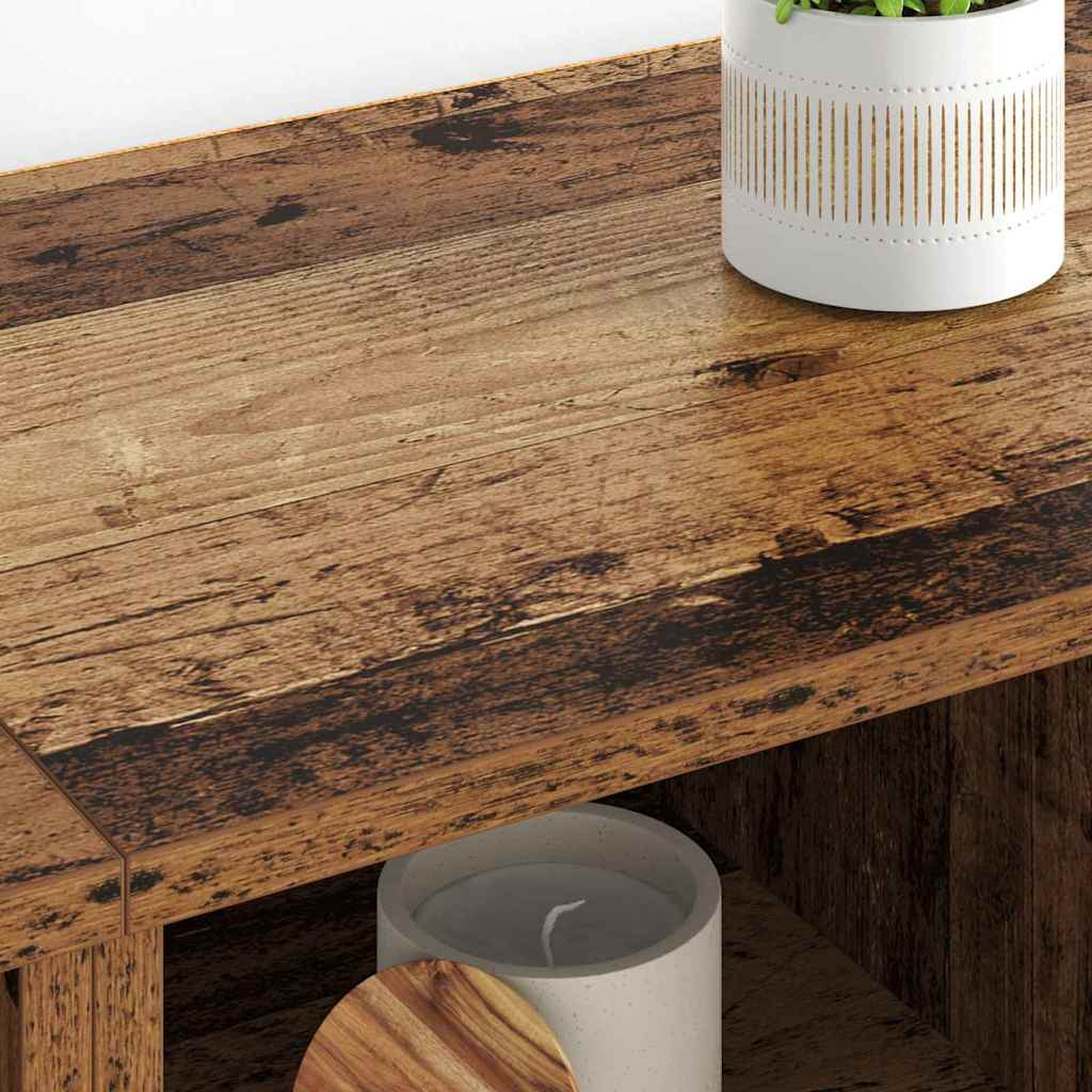 Sideboards 2 pcs Gammelt træ 60 x 35 x 70 cm Konstrueret træ