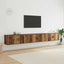 Væghængt TV-skab sæt 3 pcs Gammelt træ 100 x 34,5 x 40 cm