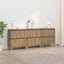 Sideboards 3 stk. Artisan Egetræ 60 x 35 x 70 cm