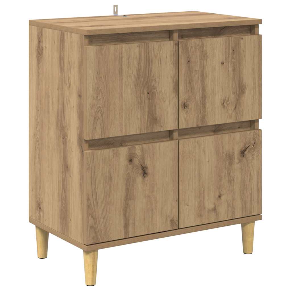 Sideboards 3 stk. Artisan Egetræ 60 x 35 x 70 cm