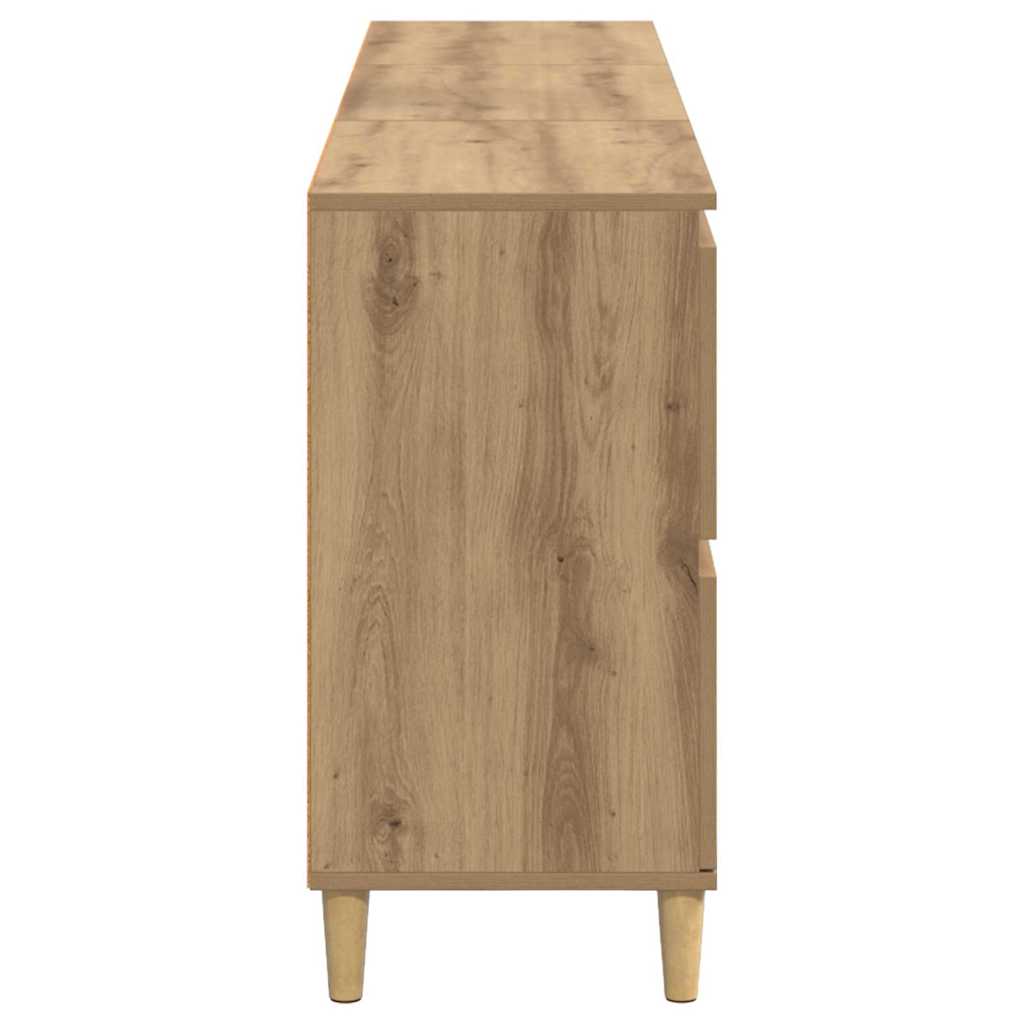 Sideboards 3 stk. Artisan Egetræ 60 x 35 x 70 cm
