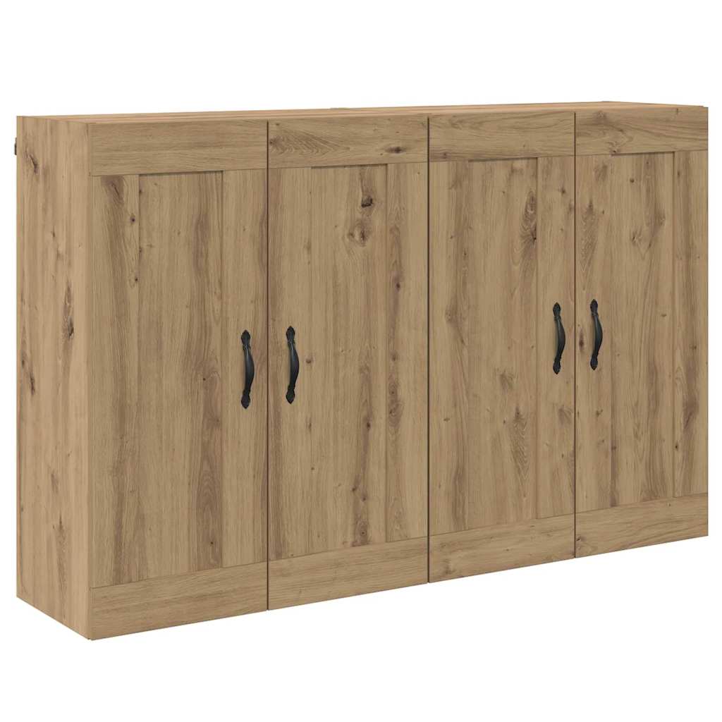 Væghængt skab 2 pcs Artisan Egetræ 69,5 x 34 x 90 cm