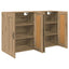 Væghængt skab 2 pcs Artisan Egetræ 69,5 x 34 x 90 cm