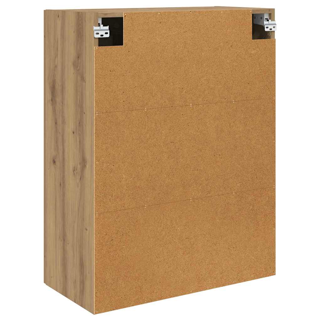Væghængt skab 2 pcs Artisan Egetræ 69,5 x 34 x 90 cm