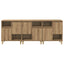 Sideboards 3 stk. Artisan Egetræ 60 x 35 x 70 cm