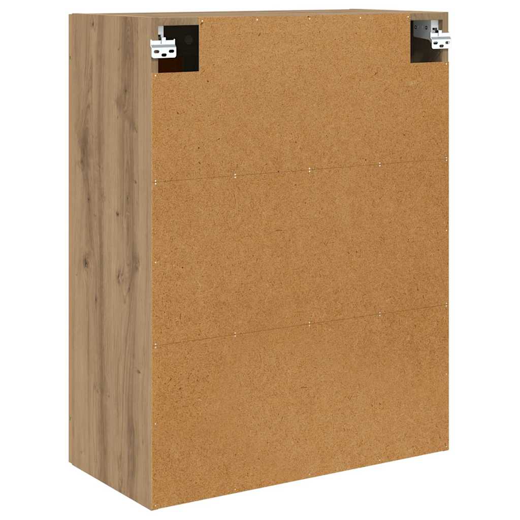 Væghængt skab 2 pcs Artisan Egetræ 69,5 x 34 x 90 cm
