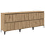 Sideboards 3 stk. Artisan Egetræ 60 x 35 x 70 cm