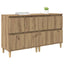 Sideboards 2 pcs Artisan Egetræ 60 x 35 x 70 cm Konstrueret træ