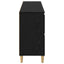 Sideboards 3 pcs Sort eg 60 x 35 x 70 cm Konstrueret træ