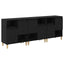 Sideboards 3 stk. Sort eg 60 x 35 x 70 cm Konstrueret træ