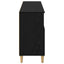 Sideboards 3 stk. Sort eg 60 x 35 x 70 cm Konstrueret træ