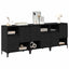 Sideboards 3 stk. Sort eg 60 x 35 x 70 cm Konstrueret træ