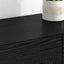 Væghængt skab 2 stk. Sort eg 69,5 x 34 x 90 cm Konstrueret træ