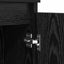 Sideboards 3 stk. Sort eg 60 x 35 x 70 cm Konstrueret træ