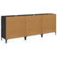 Sideboards 3 stk. Sort eg 60 x 35 x 70 cm Konstrueret træ