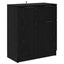 Sideboards 2 pcs Sort eg 60 x 30 x 70 cm Konstrueret træ