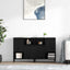 Sideboards 2 pcs Sort eg 60 x 35 x 70 cm Konstrueret træ