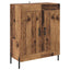 Highboard 2 pcs Gammelt træ Konstrueret træ