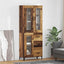 Highboard Gammelt træ 69,5 x 34 x 180 cm Konstrueret træ