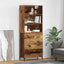 Highboard Gammelt træ 69,5 x 34 x 180 cm Konstrueret træ