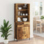 Highboard Gammelt træ 69,5 x 32,5 x 180 cm Konstrueret træ
