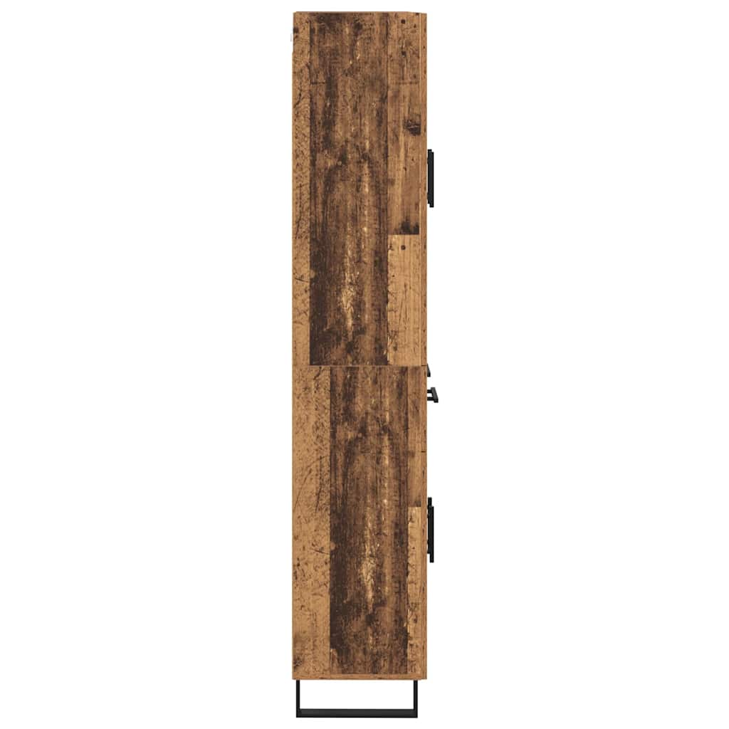 Highboard Gammelt træ 69,5 x 34 x 180 cm Konstrueret træ