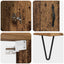 Highboard 2 pcs Gammelt træ Konstrueret træ