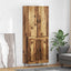 Highboard 2 pcs Gammelt træ Konstrueret træ