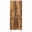 Highboard 2 pcs Gammelt træ Konstrueret træ