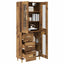 Highboard Gammelt træ 69,5 x 34 x 180 cm Konstrueret træ