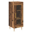 Highboard 2 pcs Gammelt træ Konstrueret træ