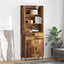 Highboard Gammelt træ 69,5 x 34 x 180 cm Ingeniørtræ og glas