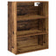 Highboard Gammelt træ 69,5 x 34 x 180 cm Ingeniørtræ og glas