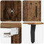 Highboard Gammelt træ 69,5 x 34 x 180 cm Ingeniørtræ og glas