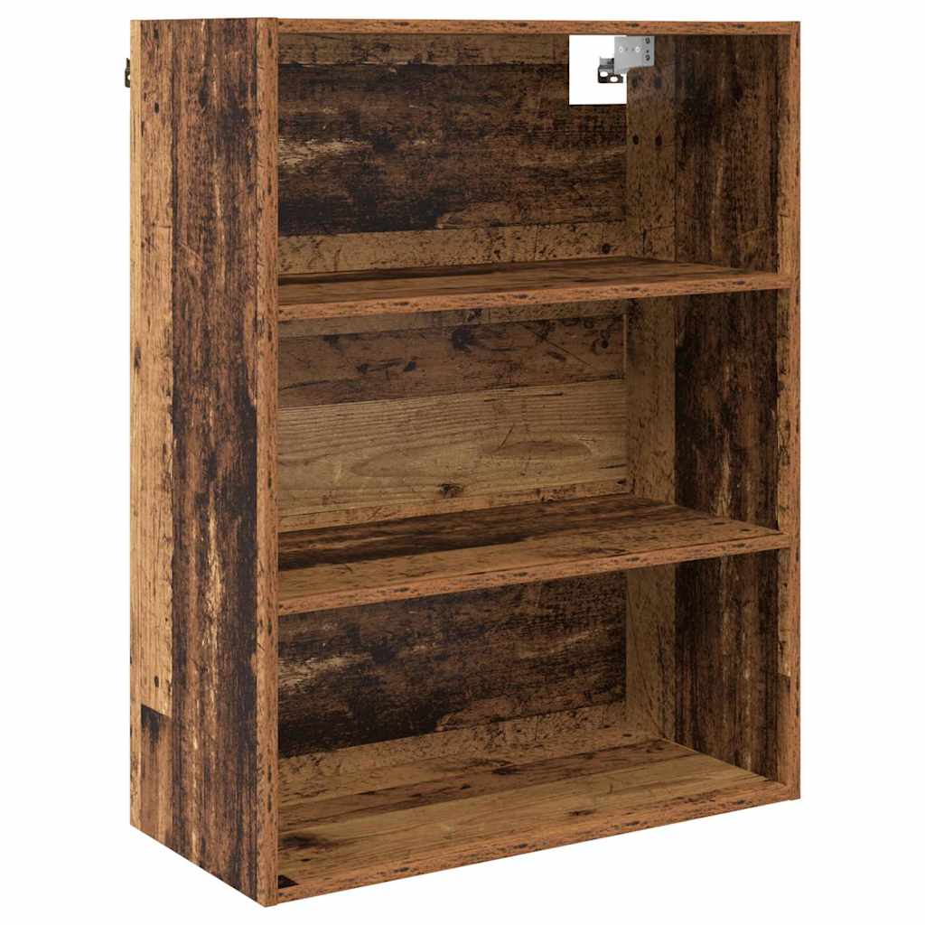 Highboard Gammelt træ 69,5 x 34 x 180 cm Ingeniørtræ og glas