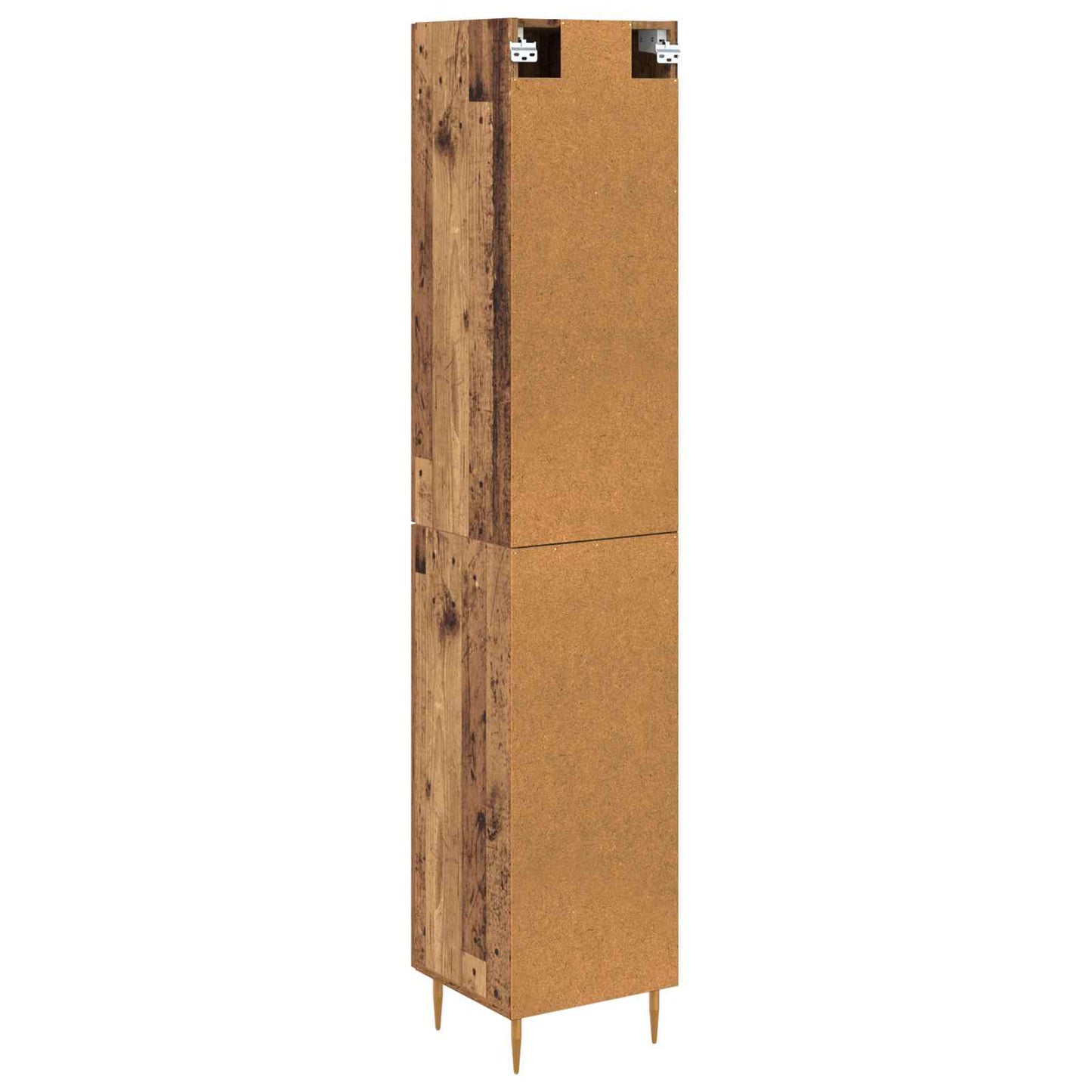 Highboard 2 pcs Gammelt træ Konstrueret træ