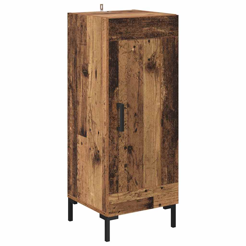 Highboard Gammelt træ 34,5 x 34 x 180 cm Konstrueret træ