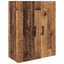 Highboard med skuffe 2 pcs Gammelt træ 69,5 x 34 x 180 cm