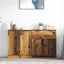Sideboard med skuffe 3 pcs Gammelt træ Konstrueret træ