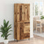 Highboard med skuffe 2 pcs Gammelt træ Konstrueret træ