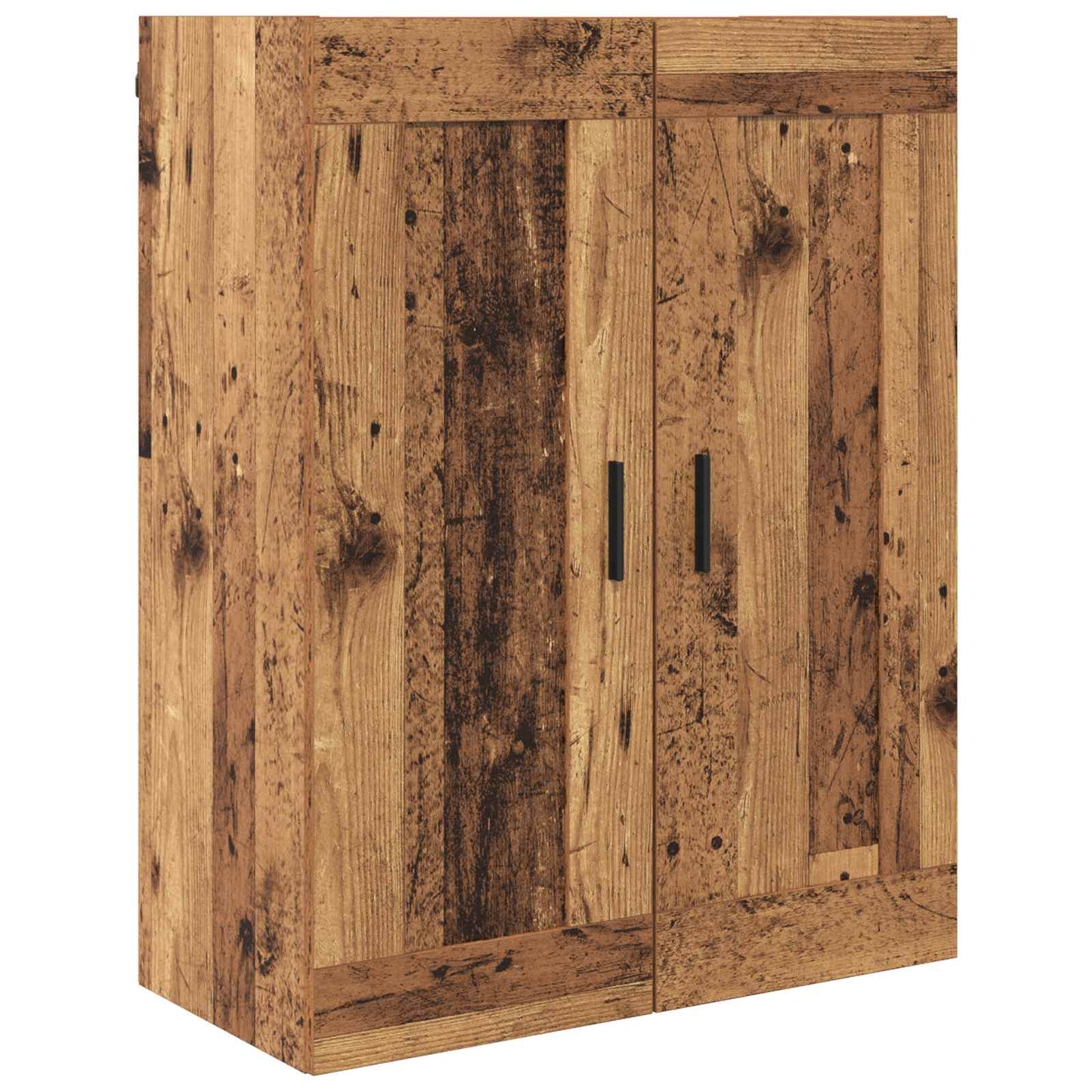 Highboard med skuffe 2 pcs Gammelt træ Konstrueret træ