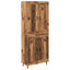 Highboard 2 pcs Gammelt træ Konstrueret træ
