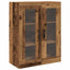 Highboard med skuffe 2 pcs Gammelt træ Konstrueret træ