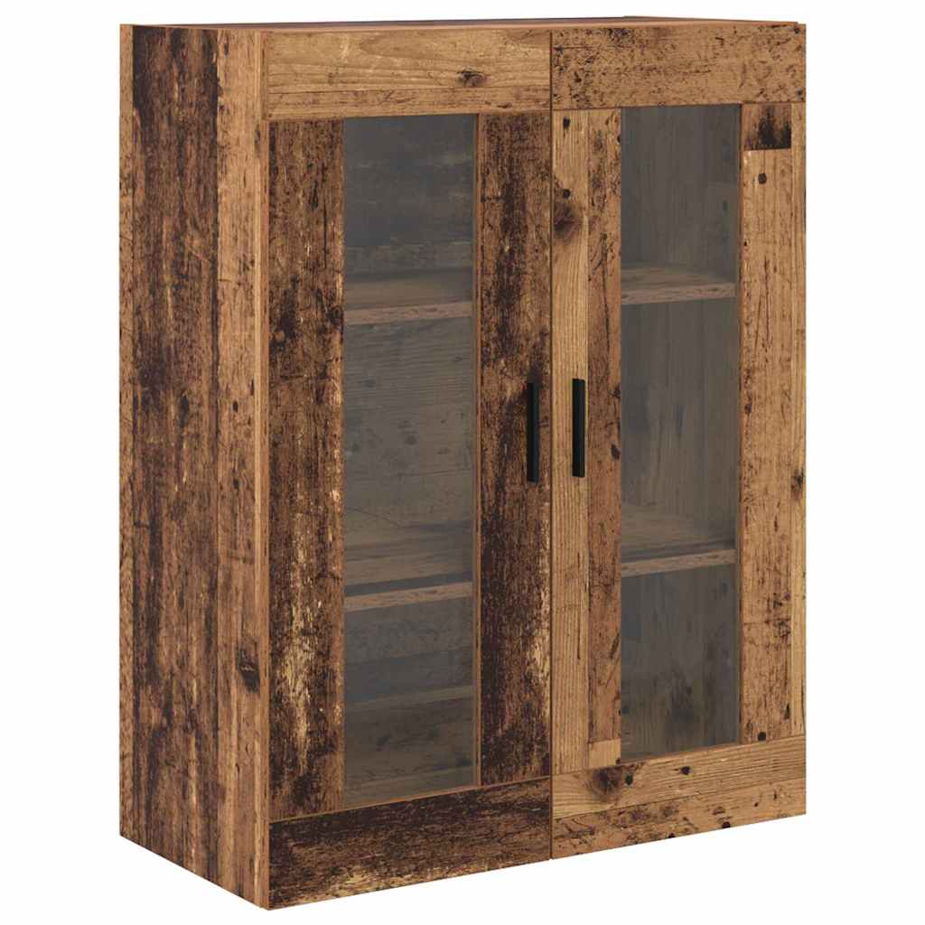 Highboard med skuffe 2 pcs Gammelt træ Konstrueret træ