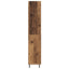Highboard med skuffe 2 pcs Gammelt træ Konstrueret træ