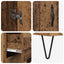 Highboard med skuffe 2 pcs Gammelt træ Konstrueret træ