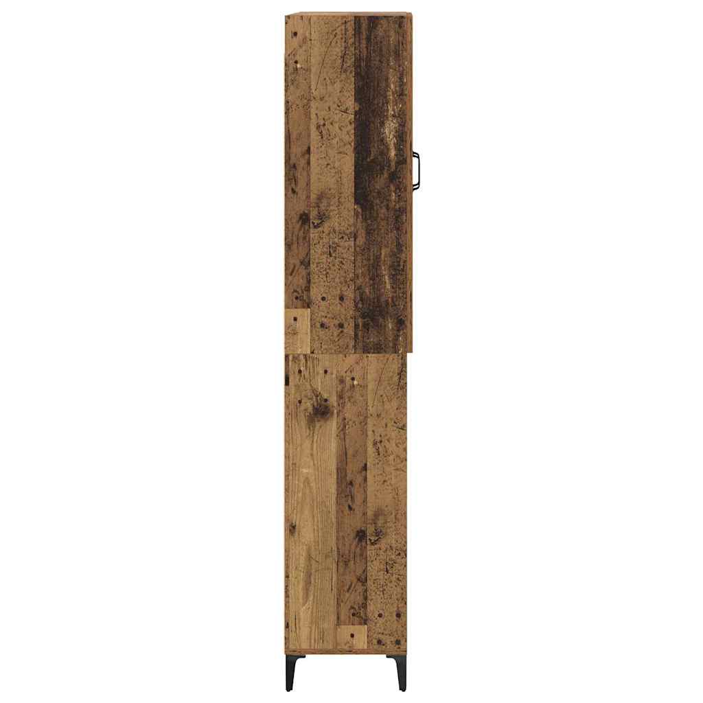 Highboard Gammelt træ 69,5 x 34 x 180 cm Konstrueret træ